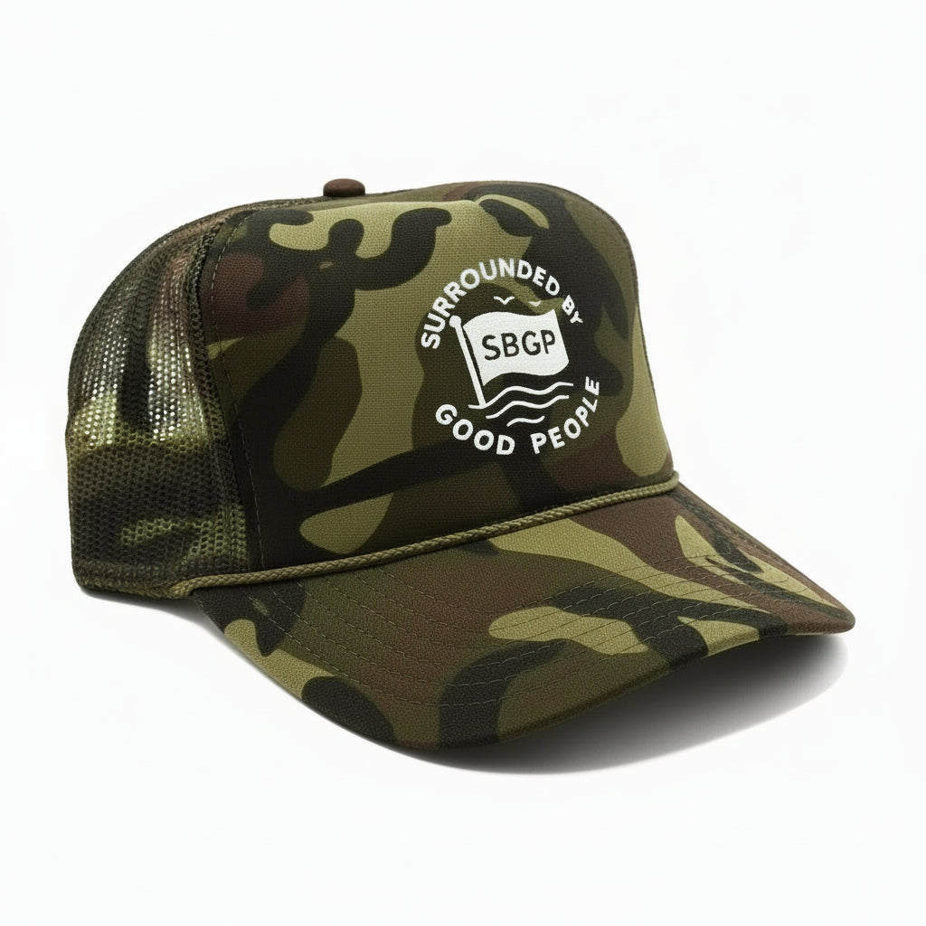 Surrounded by Good People Trucker Hat