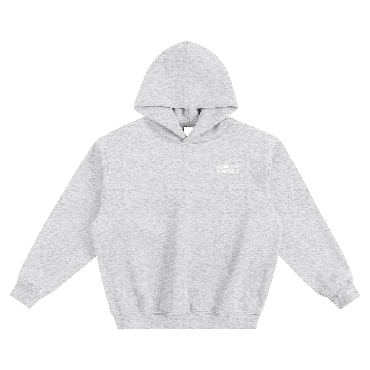 Surrounded By Good People Pocketless Box Hoodie