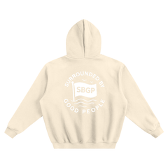 Surrounded By Good People Pocketless Box Hoodie