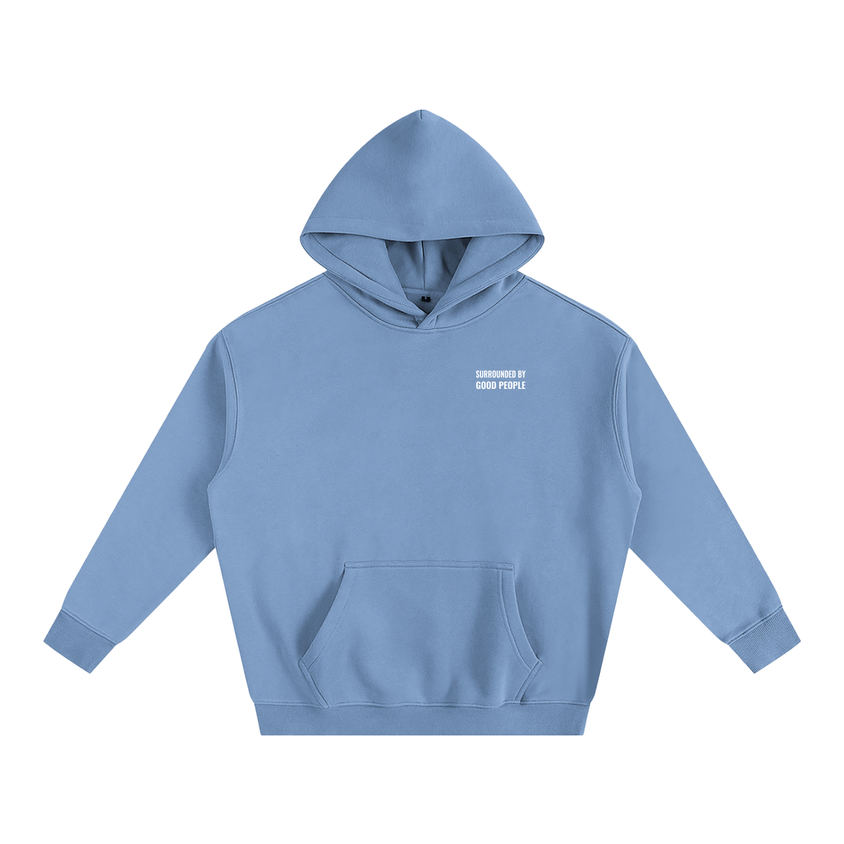 Surrounded By Good People Oversized Logo Hoodie